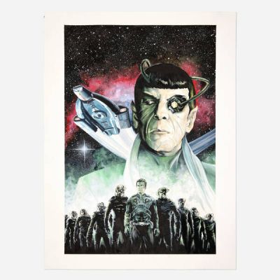 J.K. Woodward | Star Trek: Defiant #26 Variant Cover Original Art (IDW, 2025) | Landry Pop Auctions