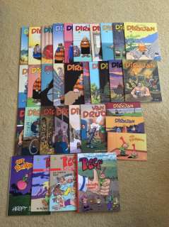 Dirkjan 1 t/m 25 + 1 deel van Druten + promo uitgaven + hardcover oblong uitgave - Peer de Plintkabouter 1 t/m 4 met 1x opdracht tekening en prent + promo uitgave - Softcover - First edition - (1996/2019) | Catawiki