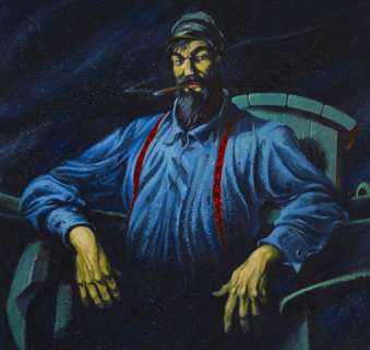 Le Loup Des Mers - Original illustration - Loup Larsen - (2012) | Catawiki