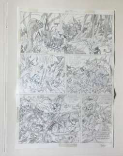 Spirou et Fantasio T51 - Planche originale crayonnée (p.41) - Alerte aux Zorkons - Loose page (2010) | Catawiki