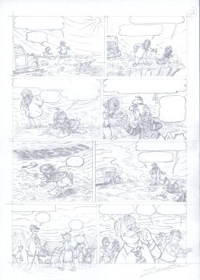 Donald Duck – Preliminary Production Page VI – A Clever Plan Takes Shape | Corner4art
