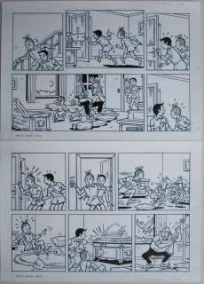 Suske en Wiske - Originele Pagina (p.8) - Juffertje Janboel - 35 x 49 cm. - (2009) | Catawiki