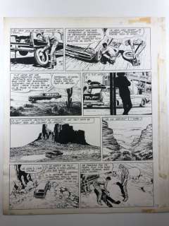 Forton, Gérald - Planche originale - Bob Morane T7 - La Vallée des crotales - (1964) | Catawiki