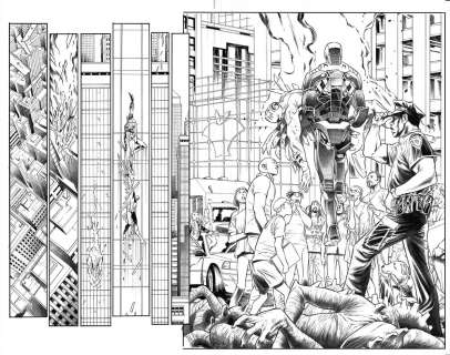 Mariano Taibo - CapitÃ¡n America 25 - Pages 2 and 3 - usd 350