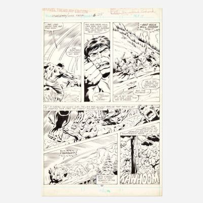 Herb Trimpe And Bruce Patterson | Marvel Treasury Edition #25 Story Page 17 Original Art (Marvel Comics, 1979) | Landry Pop Auctions