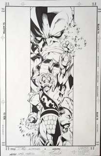 Carlos Pacheco / Tim Townsend | X-Men: Mutations TPB Back Cover 1996 | Wolvie Fans Comic Art