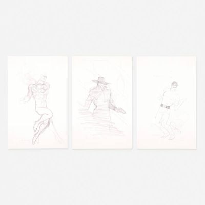 Hannibal King | Lot 353 - Group of 3 Original Comic Art | Landry Pop Auctions