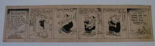 57: SEGAR. POPEYE ORIGINAL DAILY. | Weiss Auctions