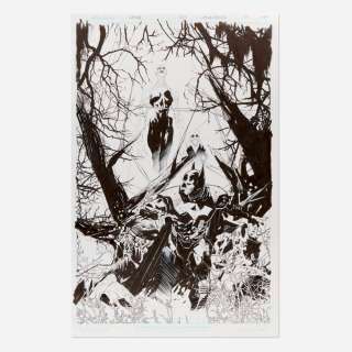 Lot 431 - Dan Mora, Batman Offworld #6 Cover Original Art (DC Comics, 2025)