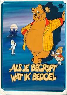 Bommel en Tom Poes - Originele schildering filmposter ’Als je begrijpt wat ik bedoel’ (1983) | Catawiki