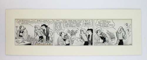 C. Sterrett’s "Polly and Her Pals", November 22, 1940, Large Comic Strip, Original Art | University Archives