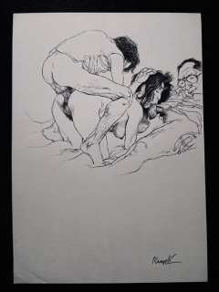 Riccardo Mannelli - illustrazione originale - Loose page | Catawiki