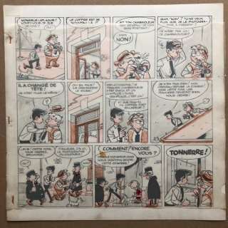 Greg - Planche originale - Luc Junior - Bijoux volés - (années 1960) | Catawiki