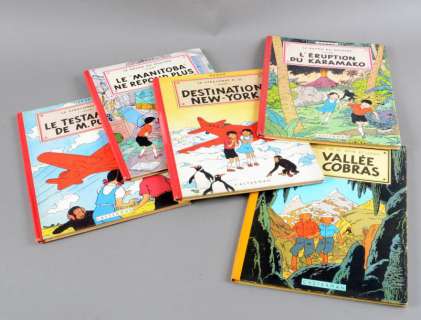 Hergé - JO, ZETTE ET JOCKO. Cinq albums. Le Testament de M. Pump ,&helli