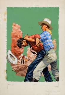 Joubert Pierre | Â«LE RAVIN DE LA MORTÂ» Gouache pour la couverture de ce roman | Coutau Bégarie