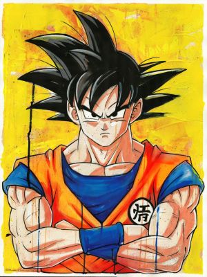 Goku – Dragon Ball Portrait | Corner4art