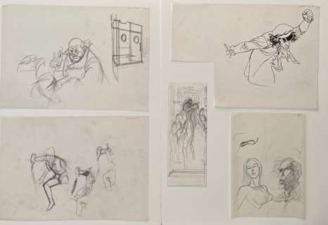 Yslaire - 5x Crayonné original - Sambre - (années 1990) | Catawiki