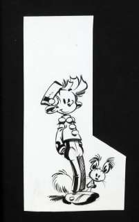 Franquin | Spirou et Fantasio, illustration Ã  l’encre de… | Banque Dessinée