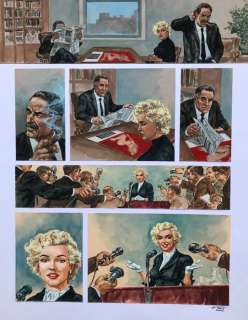 Kas - Planche originale couleur - Rebelles, Shooting Star T3 - Marilyn Monroe - (2006) | Catawiki