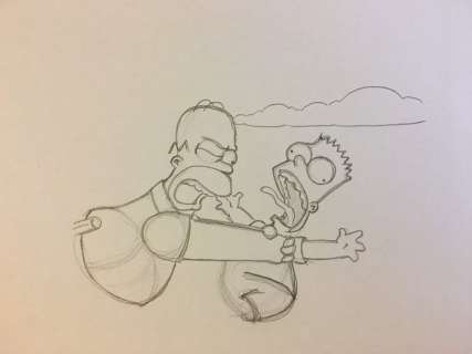 THE SIMPSONS - HOMER & BART - First edition | Catawiki