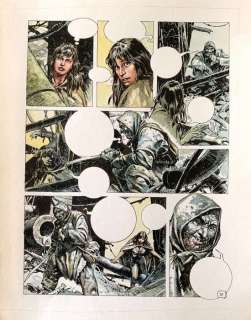 Druuna, Morbus Gravis, Charlie #40 - P. E. Serpieri - Prima apparizione di Druuna - Acquerello originale Page 10 - Loose page - Unique copy - (1986) | Catawiki