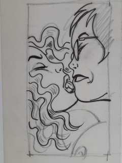 Magnus, Necron - Illustrazione Originale "Frida" - Loose page | Catawiki