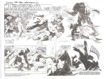 Tom Grindberg | Grindberg - The New Adventures of Tarzan #3743, Sunday Page , 2016 | Russ Cochran