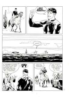 Mister No n. 107 - Diso - 3x Tavole Originali "La fine della pista" - Loose page - (1984) | Catawiki