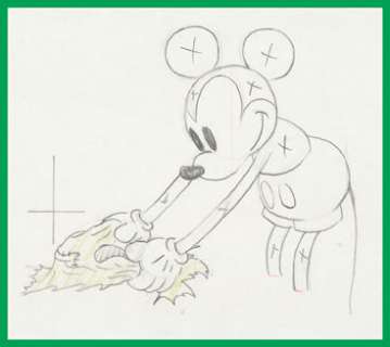 MICKEY’S MELLERDRAMMER PRODUCTION DRAWING SEQUENCE FEATURING MICKEY MOUSE. | Hake’s