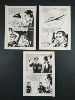 Magnus | Kriminal n. 300 - Magnus - 3x tavole originali "Le Bare di Ghiaccio" - Page volante - (1971) | Catawiki