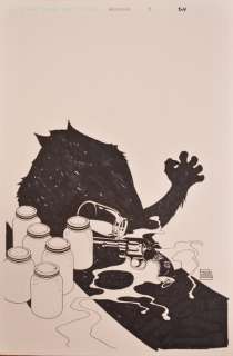 Risso Eduardo | Moonshine - Illustration originale de la couverture du Comics "Moonshine" Numéro 5 - (2017) | Catawiki