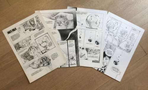 Frezzato, Massimo | Frezzato, Massimo - 4x Original page - Mea Mea - (1985) | Catawiki