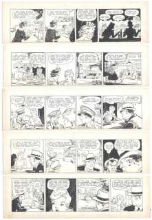Brinkerhoff | Brinkerhoff - Mary Mixup July 1942, 5 Consecutive Strips NO RESERVE! | Russ Cochran