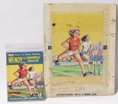 Lot 173 - Original Front Cover Artwork for the "School Girls Own Library" | misc / divers