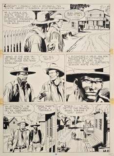 Tavola originale Giovanni Ticci – Tex pag. 30 | Venere Comic Art