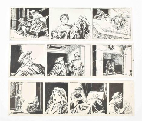 Gerrit Stapel, Aram. 3 bandes originales | Comic Art Masters
