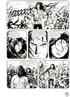 Giuseppe Barbati e Bruno Ramella - Magico Vento n. 27 - Barbati - 2x Tavole Originali "L‘ultimo agguato" - Page volante - Exemplaire unique - (1999)