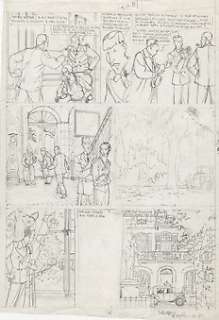 Savard, Didier | Savard, Didier - Planche original crayonnée - Dick Hérisson T1 - L’Ombre du toréro - (1981) | Catawiki