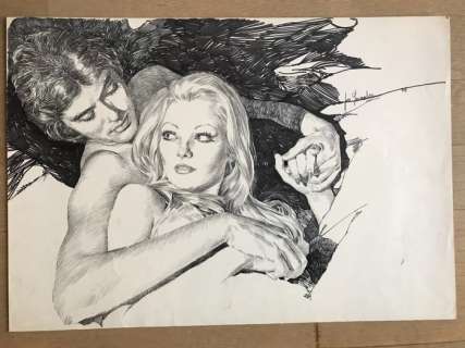 Gonzã¡Lez, José | GonzÃ¡lez, José - Original Drawing - Pareja rubia - (1978) | Catawiki