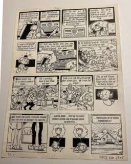 Merho / Vandersteen | Pats 2 - Originele pagina (p.15) - De blauwe kruik - Page volante - (1975) | Catawiki