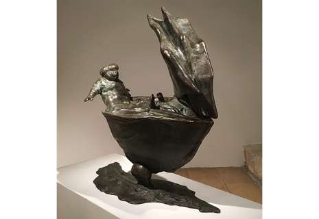 MEDLEY - BRIGAUD-Appel Simbad - bronze -2/8 -68x65x30-