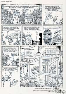 Turk - Léonard, planche n°25 Ã  l‘encre de Chine et…