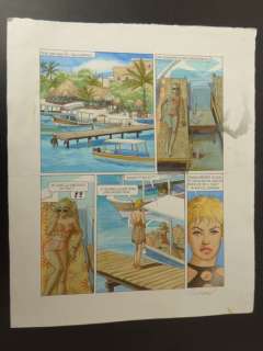 Renaud | Renaud - Planche originale couleur - La Route de Jessica T2 - Piment rouge - (2009) | Catawiki