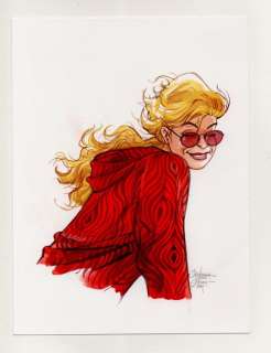 Danker Jan Oreel | Danker Jan Oreel - Originele tekening in kleur - Hel - Hoofdpersonage - (2019) | Catawiki