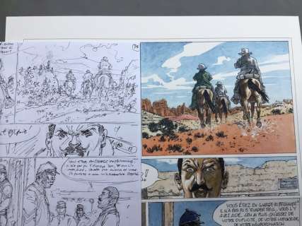 Hermann | Hermann - Planche originale crayonnée - Duke T4 - La Dernière fois que j’ai prié - (2020) | Catawiki