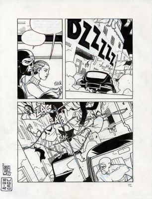 Giuseppe Camuncoli | “Diabolik: Colpo a Spaccanapoli” – tav.12 | Cart Gallery