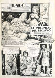 Alberto Salinas | Alberto Salinas - Tavola originale Dago - Page volante | Catawiki