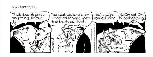 Jim Scancarelli | Scancarelli - Dick Tracy in Gasoline Alley  9/27/2006 NO RESERVE! | Russ Cochran