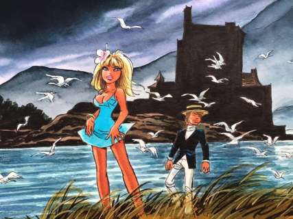 Dany | Dany - Dessin original couleur - Olivier Rameau et Colombe | Catawiki