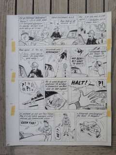 Pom (Jozef Van Hove) | Piet Pienter en Bert Bibber 13 - Originele pagina - De anti-zwaartekracht-generator (stroken 39-40-41-42) - Page volante - (1959) | Catawiki